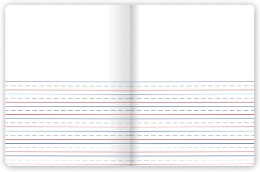 Mead Primary Journal Creative Story Tablet Composition Notebook, 7.5" x 9.75", Grades K-2, 100 Sheets, Blue (09554)
