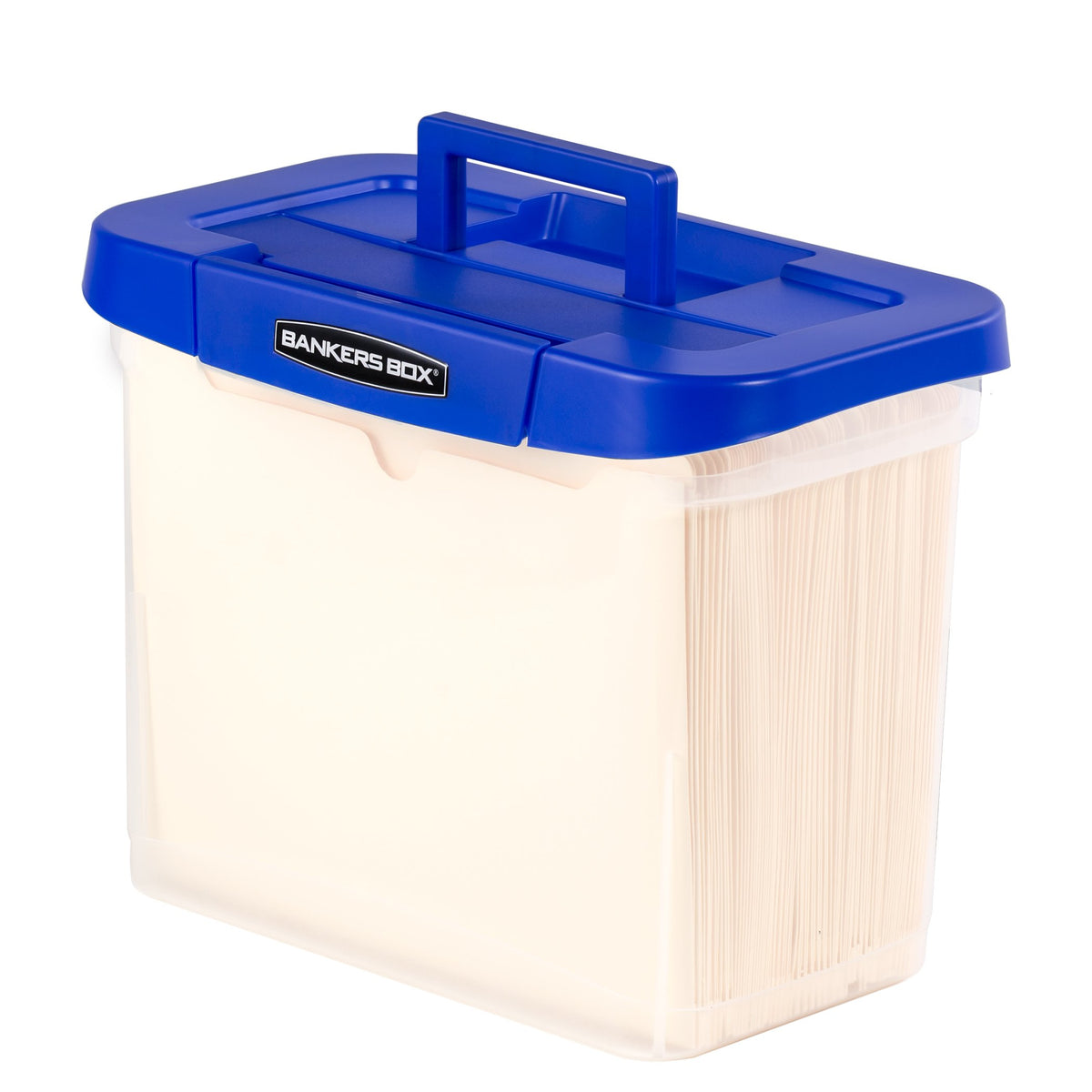 Bankers Box Heavy-Duty Plastic File Box, Letter/Legal