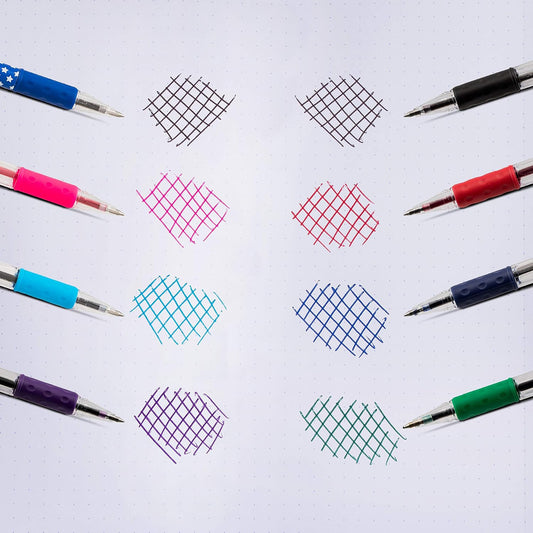 Pentel RSVP Ballpoint Pen, (0.7mm), Fine Line, Black Ink, Pack of 5 (BK90PF5A)