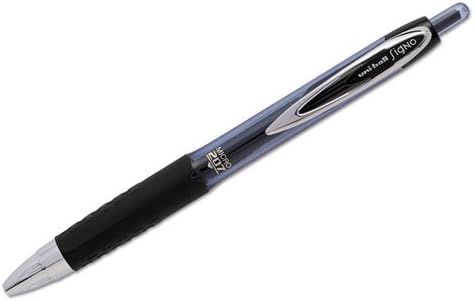uniball™ 207 Gel Pens, Black Ink, 0.5mm Micro Point, Retractable, 12 Count