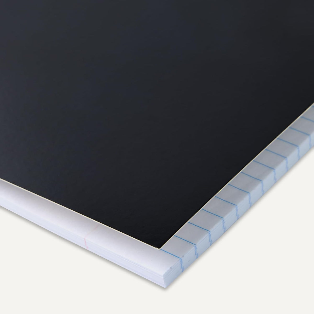 Amazon Basics Wide-Ruled Spiral Notebooks, 8" x 10-1/2", 70 Sheets, Black, 2-Pack