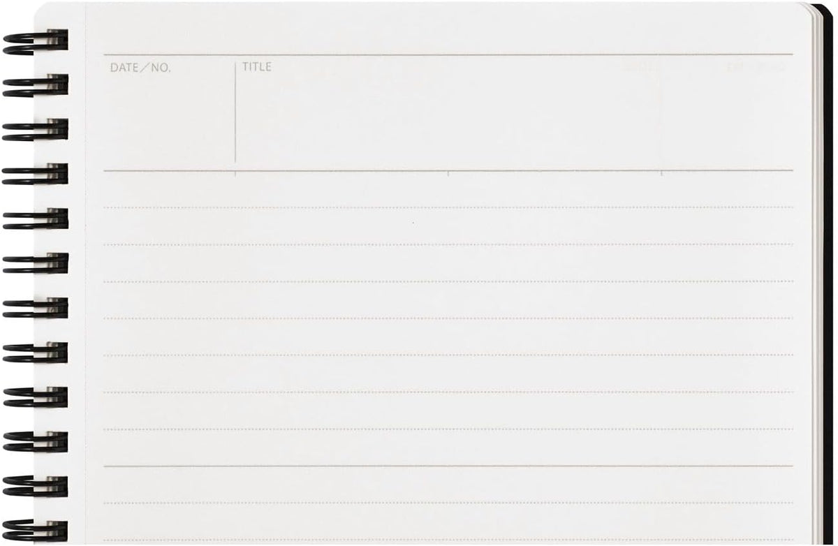 Maruman Mnemosyne Spiral Notebook, B5, 7.17"x10.12", 7mm College Ruled