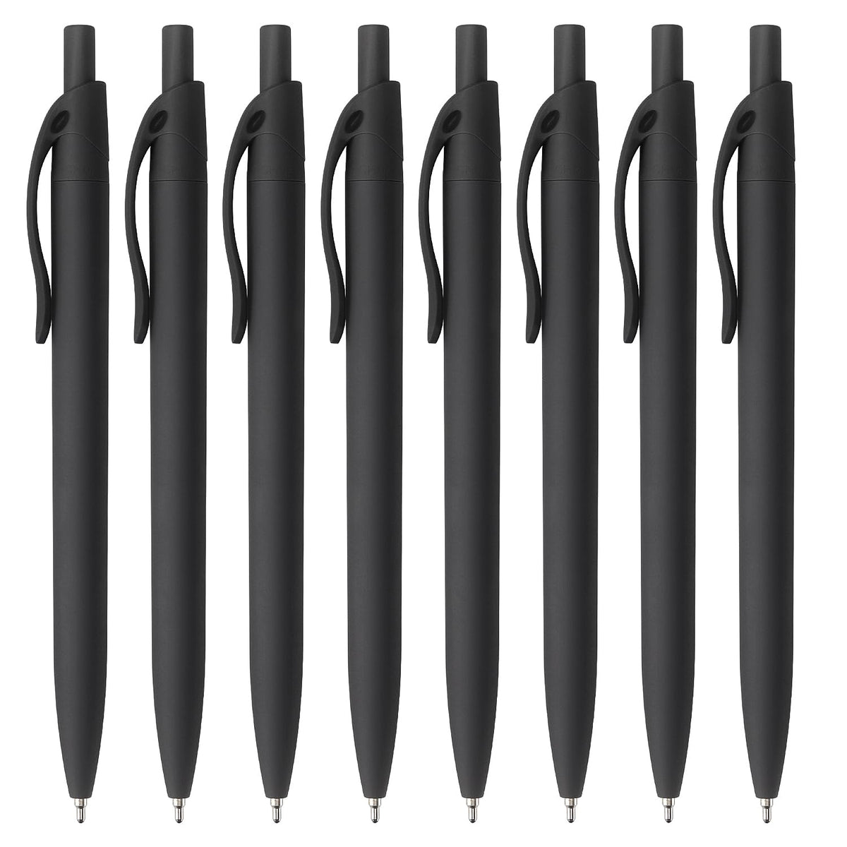 Bribobo 8-Pack Retractable Ballpoint Pens, Smooth Writing, Black Ink