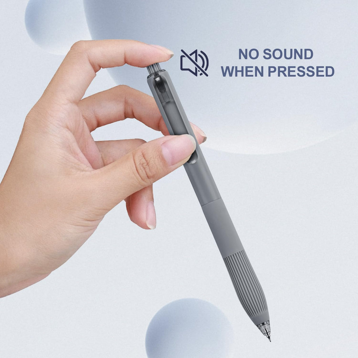 Linbsunne Gel Pens, 0.5mm Black Ink Pens Quick Dry, 12-count