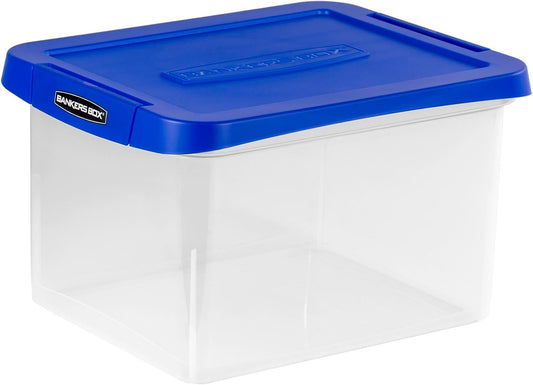 Bankers Box Heavy-Duty Plastic File Box, Letter/Legal