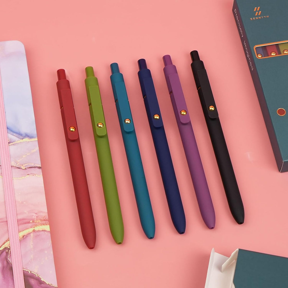 Ddaowanx Colored Gel Pens,0.5mm Fine Point Smooth Writing Color Ink Pens