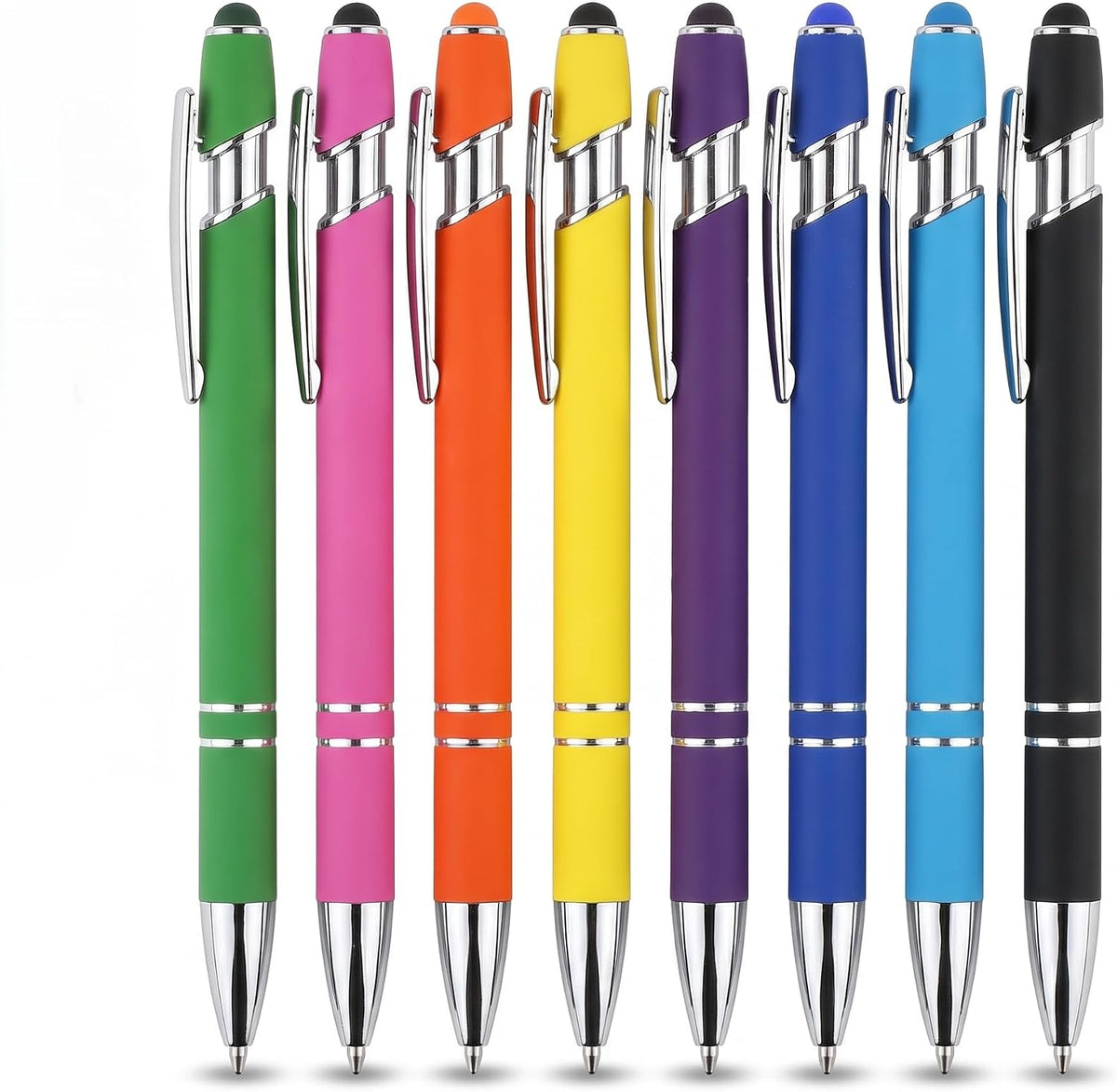 Innertone 8 Pack Pens Ballpoint, Pens Fine Point Smooth Writing Pens
