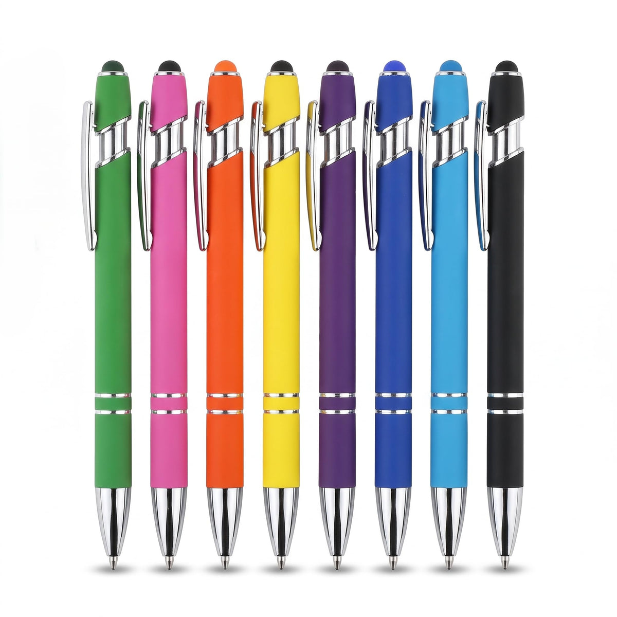 Innertone 8 Pack Pens Ballpoint, Pens Fine Point Smooth Writing Pens