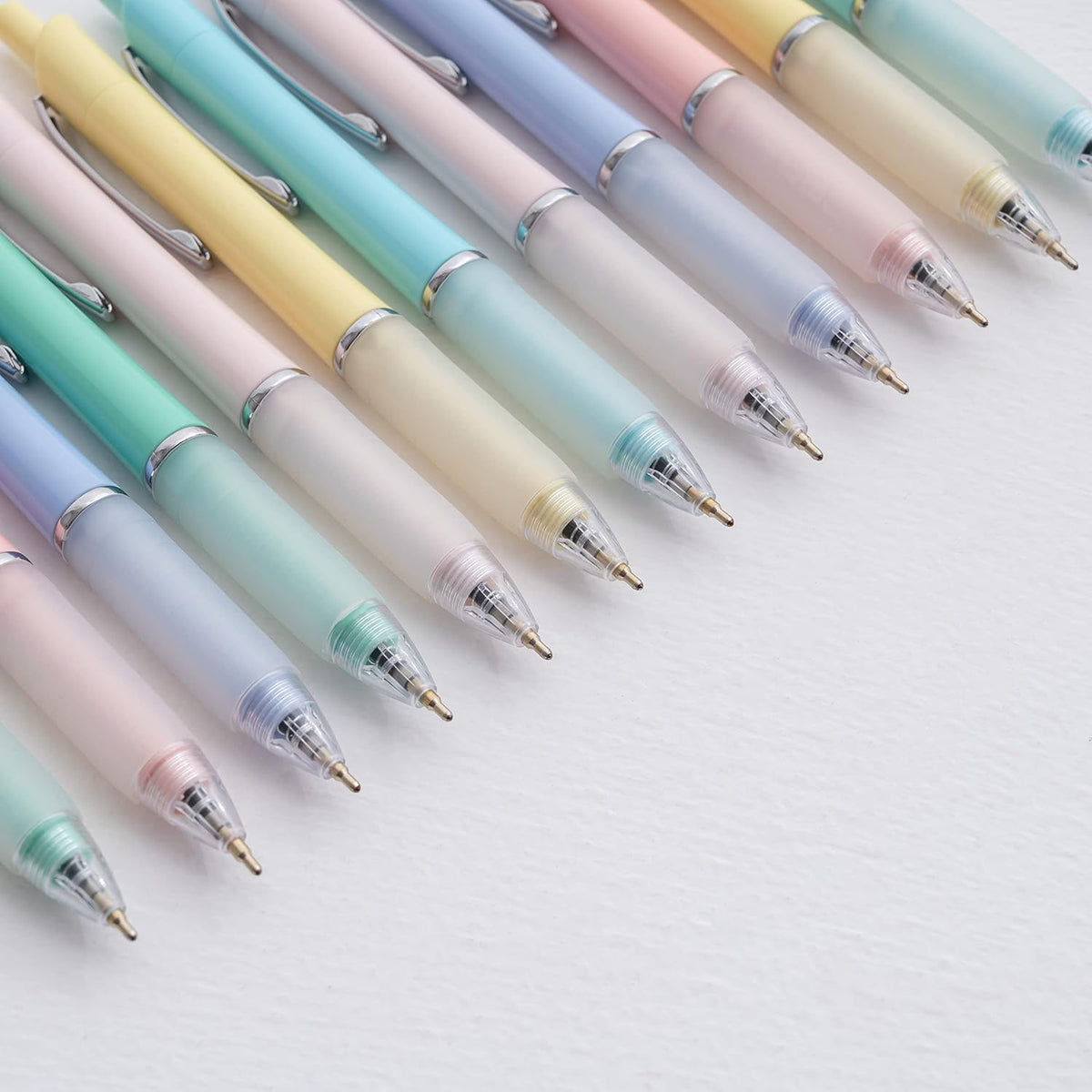 Aisibeiger Ballpoint Pens 1.0mm Medium Point Black Ink, 6 Pack