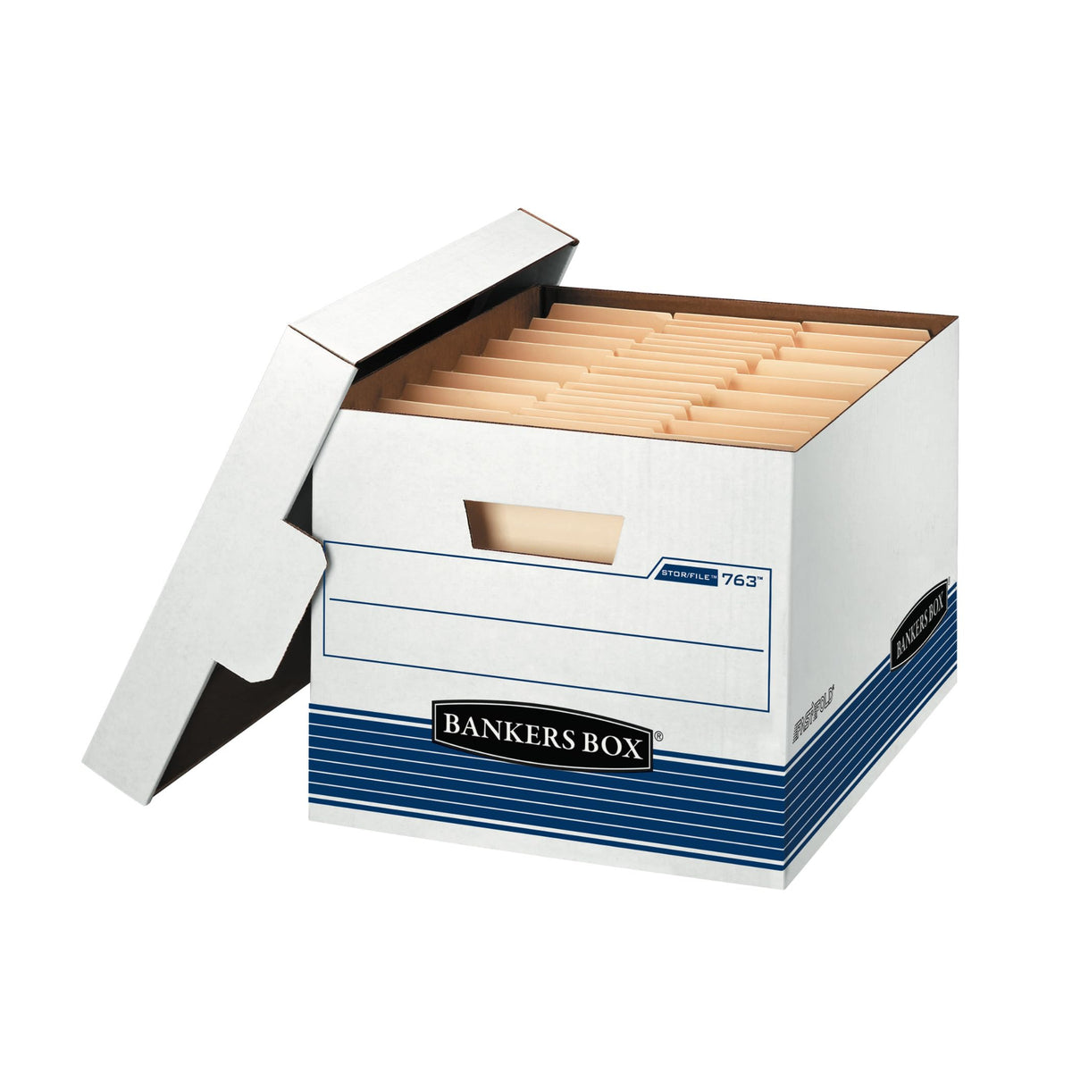 Bankers Box 20-Pack Medium-Duty File Storage Boxes, Letter/Legal, FastFold
