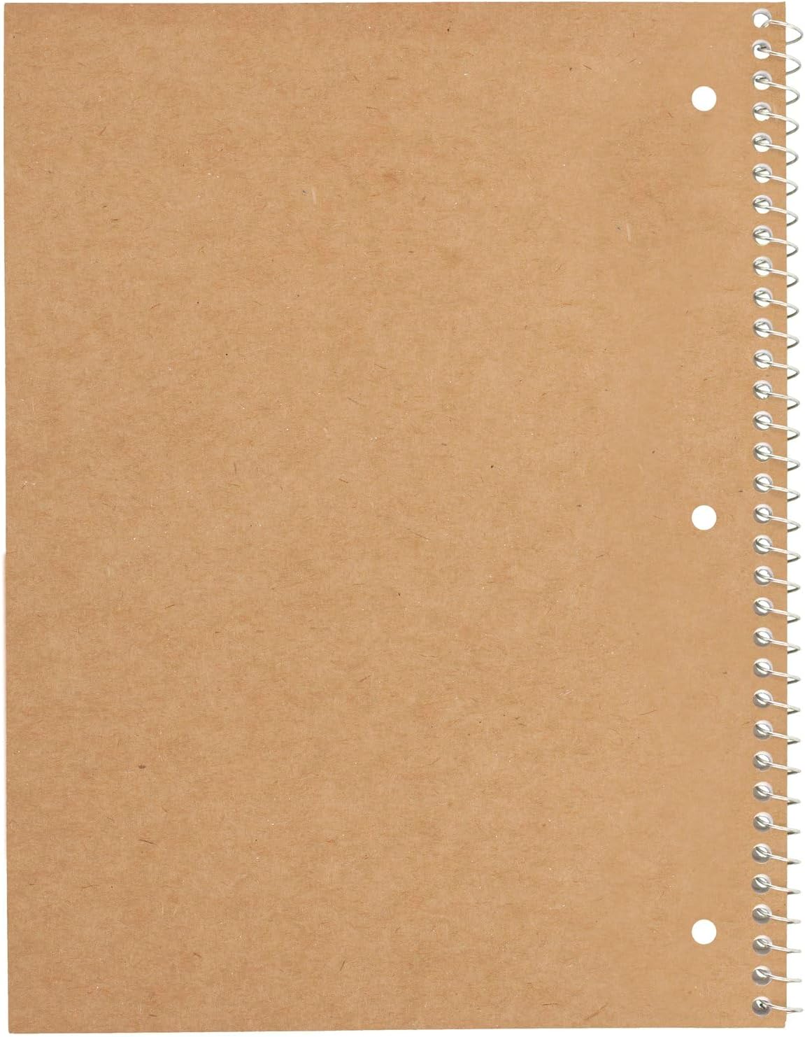 Mead Spiral Notebook, 6 Pack, 1 Subject, College Ruled Paper, 7-1/2" x 10-1/2", 70 Sheets per Notebook, Assorted Pastel Colors (830049)