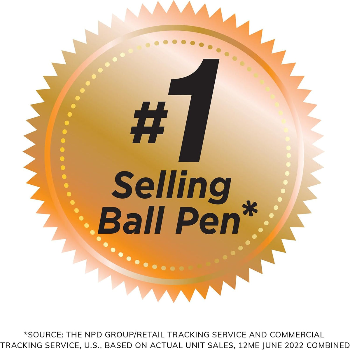 BIC Round Stic Ball Pen, Fine Point, 0.8mm, Black, 12 Pens (GSF11-Blk)