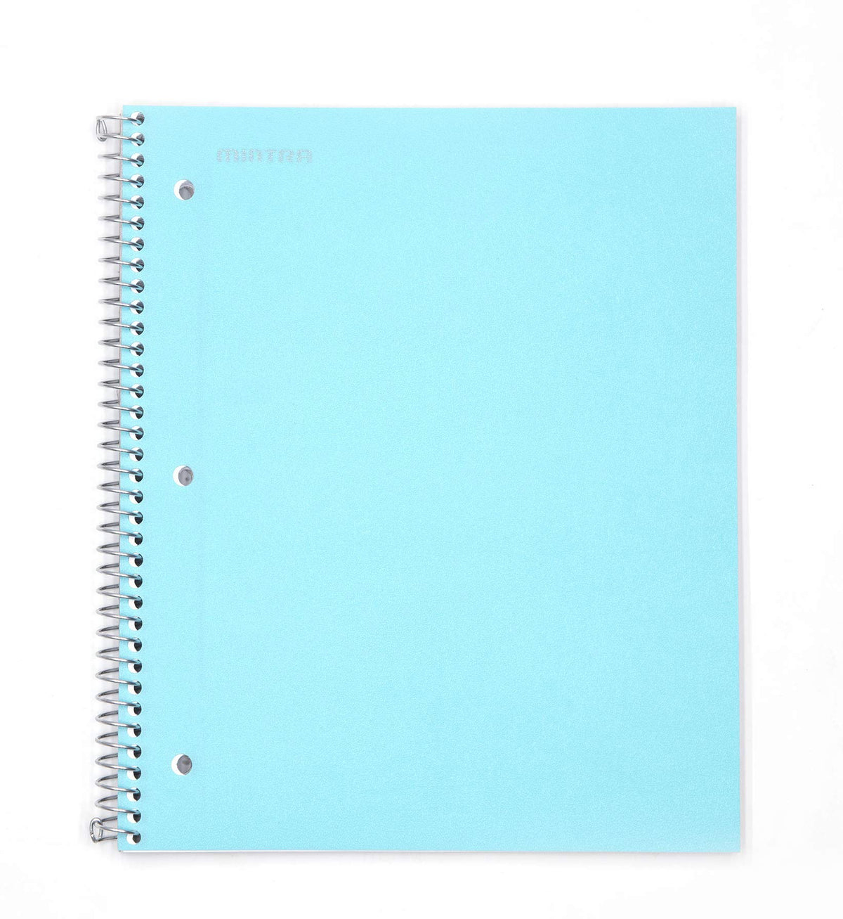 Mintra Office Durable Spiral Notebooks, 1 Subject, (Salmon, Sage Green, Lavender, Wide Ruled 3pk) - 100 Sheets, Poly Pocket, Moisture Resistant Cover, School, Office, Professional
