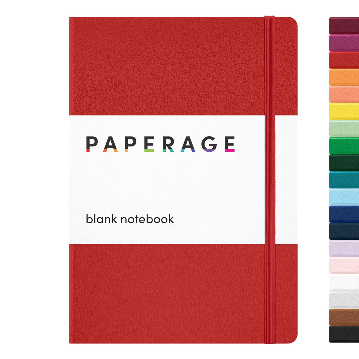 PAPERAGE Lined Journal Notebook, Hardcover Journal for Women & Men, 160 Pages, (5.6 in x 8 in), College Ruled Journaling Notebook for Work, School Supplies & Note Taking, (Green)