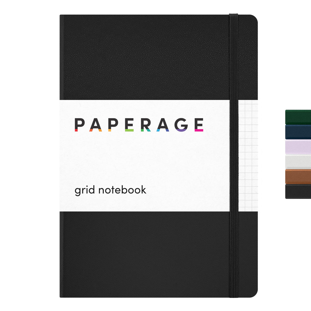 PAPERAGE Lined Journal Notebook, Hardcover Journal for Women & Men, 160 Pages, (5.6 in x 8 in), College Ruled Journaling Notebook for Work, School Supplies & Note Taking, (Green)