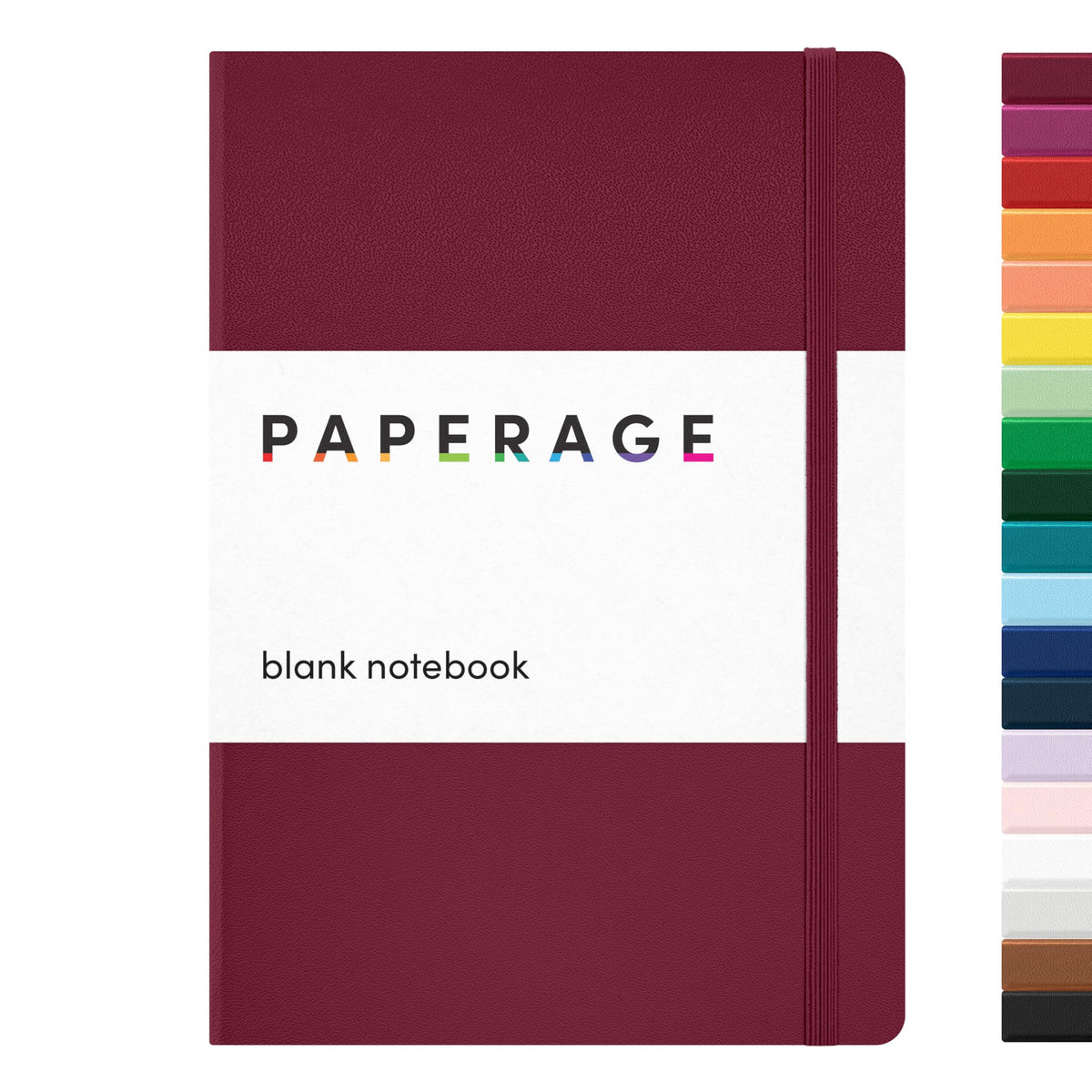 PAPERAGE Lined Journal Notebook, Hardcover Journal for Women & Men, 160 Pages, (5.6 in x 8 in), College Ruled Journaling Notebook for Work, School Supplies & Note Taking, (Green)