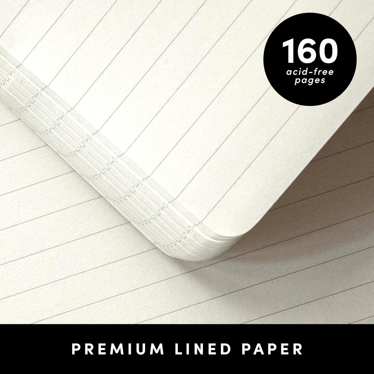 PAPERAGE Lined Spiral Journal Notebook, (Olive Green), 160 Pages, Hardcover Journal for Women & Men, Medium 5.5 in x 8 in - 100 GSM, Thick Paper, Spiral Notebook for Work, School & Journaling