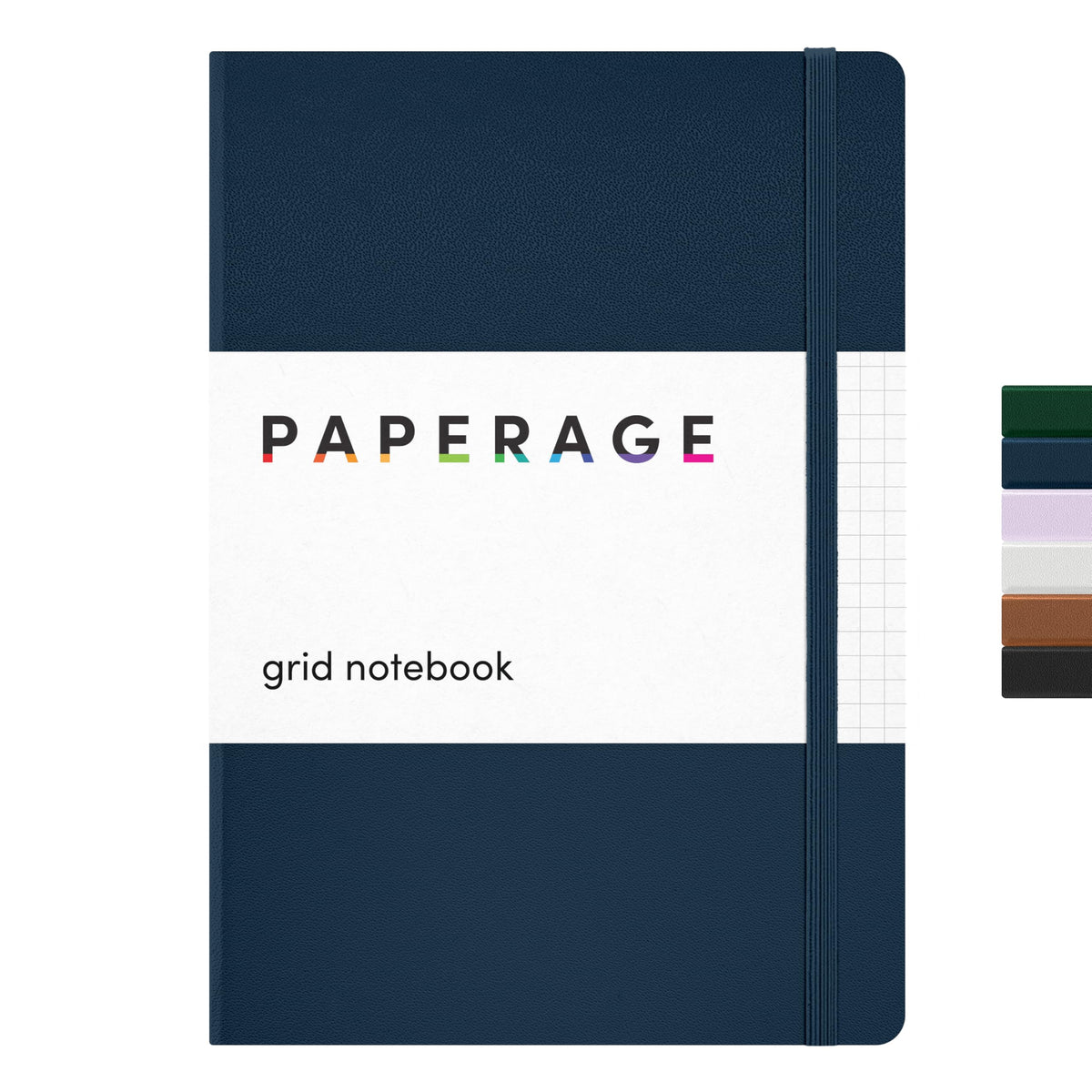 PAPERAGE Lined Journal Notebook, Hardcover Journal for Women & Men, 160 Pages, (5.6 in x 8 in), College Ruled Journaling Notebook for Work, School Supplies & Note Taking, (Green)