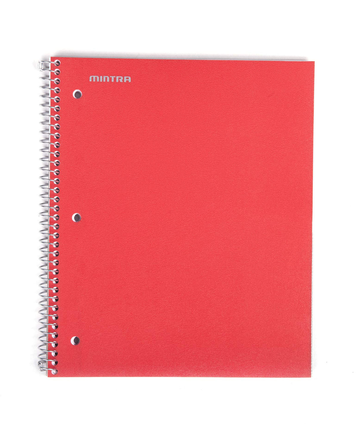 Mintra Office Durable Spiral Notebooks, 1 Subject, (Salmon, Sage Green, Lavender, Wide Ruled 3pk) - 100 Sheets, Poly Pocket, Moisture Resistant Cover, School, Office, Professional