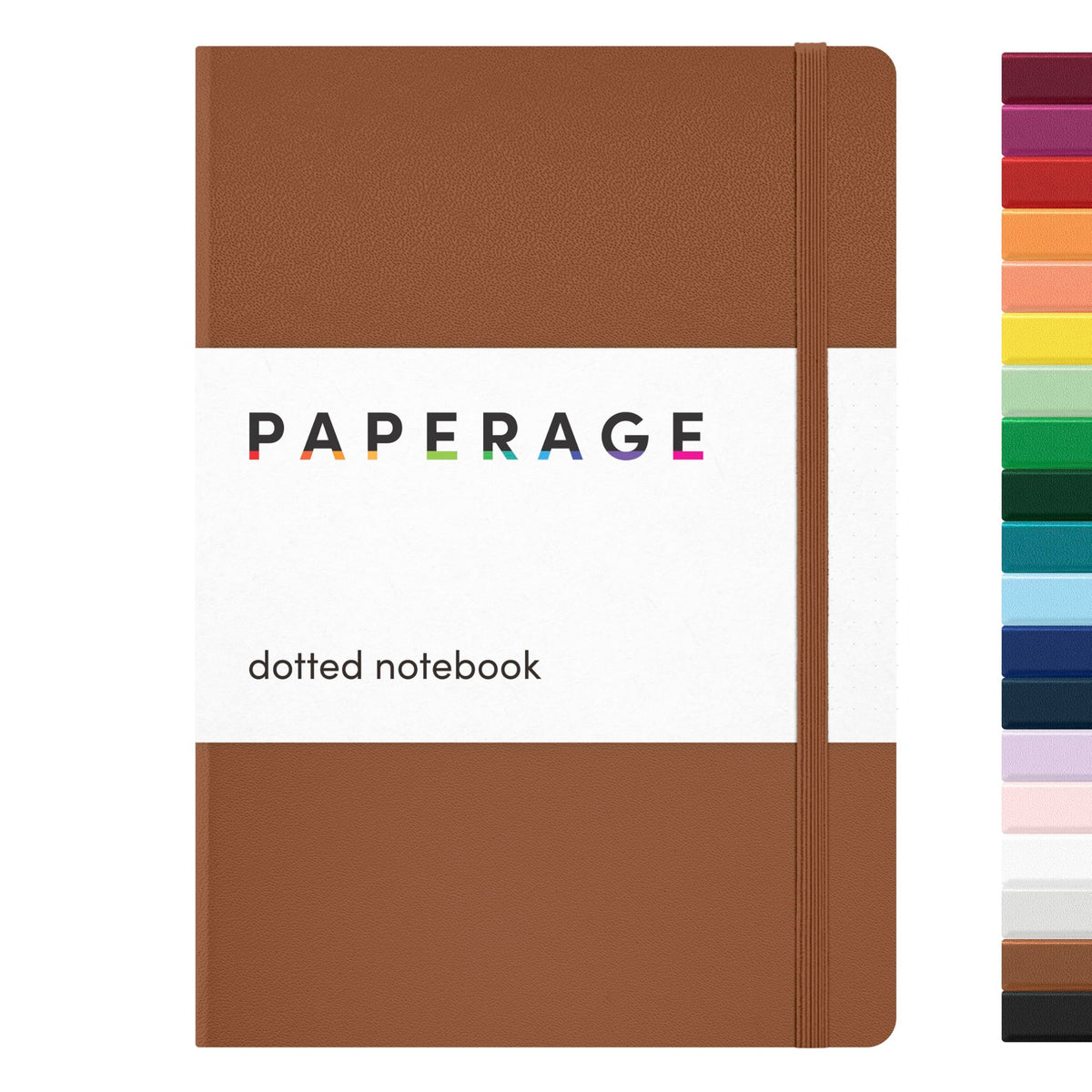 PAPERAGE Lined Journal Notebook, Hardcover Journal for Women & Men, 160 Pages, (5.6 in x 8 in), College Ruled Journaling Notebook for Work, School Supplies & Note Taking, (Green)