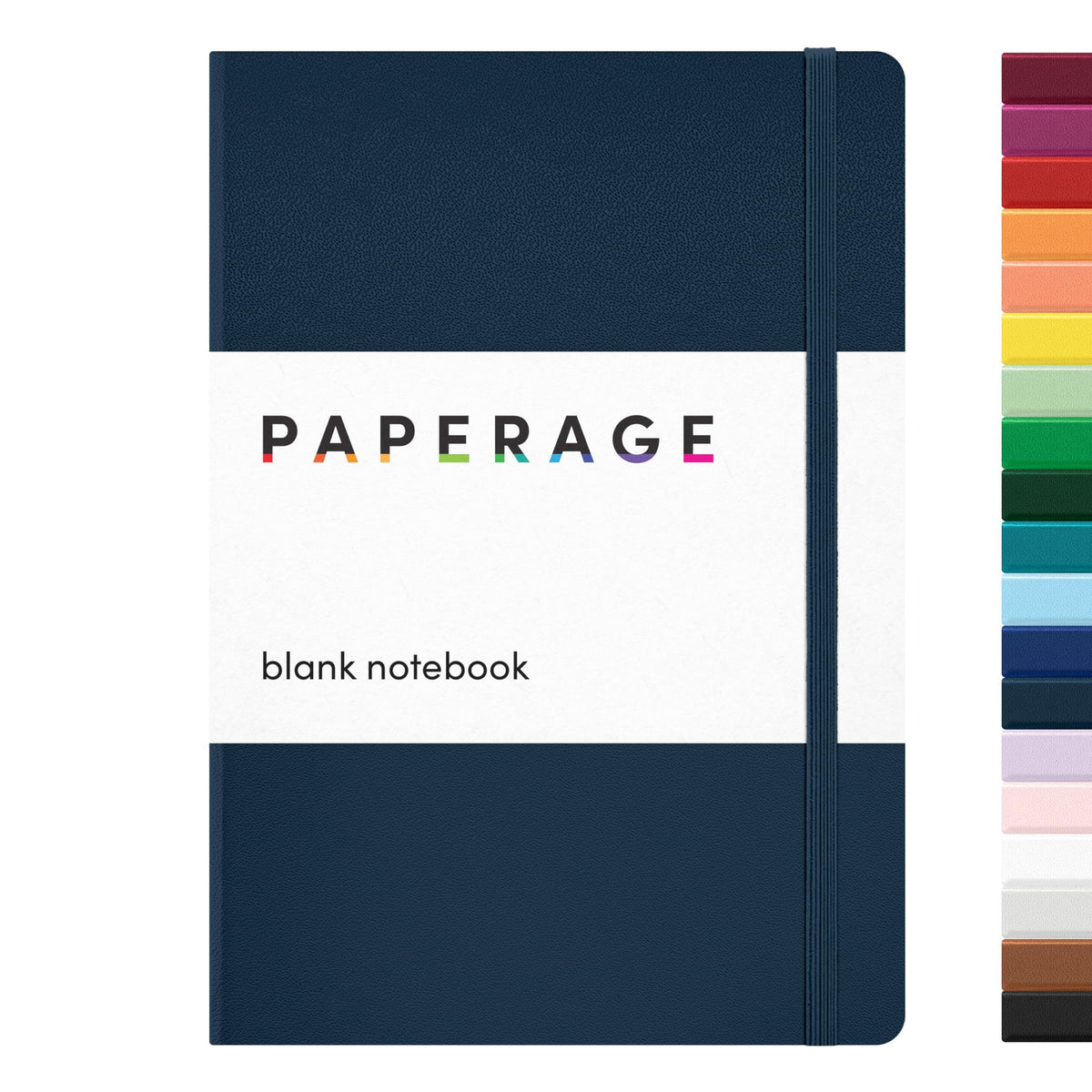 PAPERAGE Lined Journal Notebook, Hardcover Journal for Women & Men, 160 Pages, (5.6 in x 8 in), College Ruled Journaling Notebook for Work, School Supplies & Note Taking, (Green)