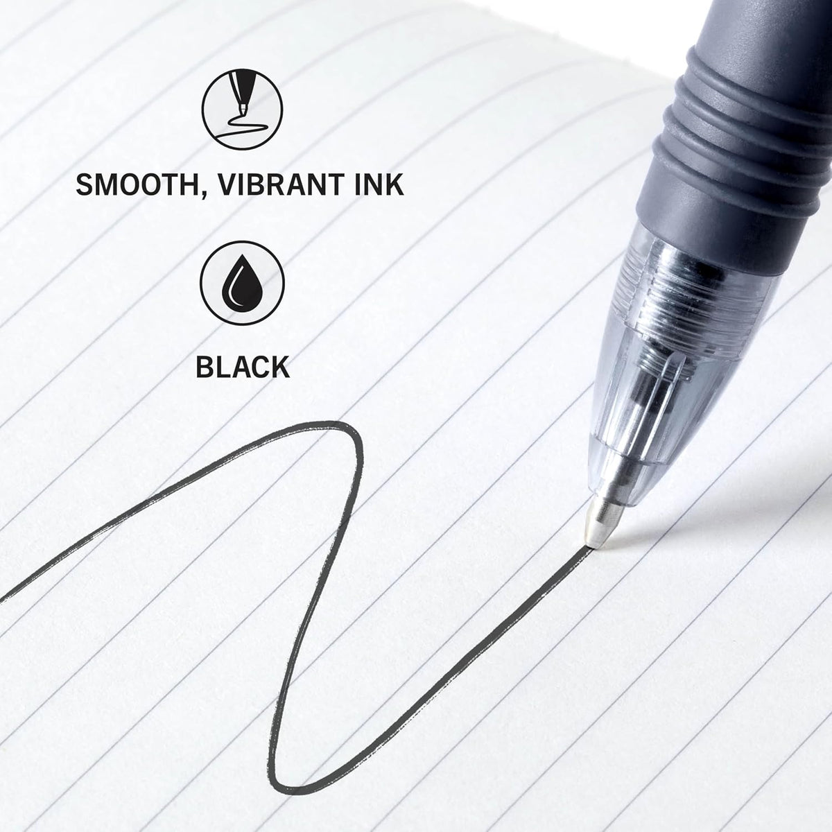 Zebra Pen Z-Grip Retractable Ballpoint Pen, Black Ink, 1.0mm, 24 Bulk-Pack