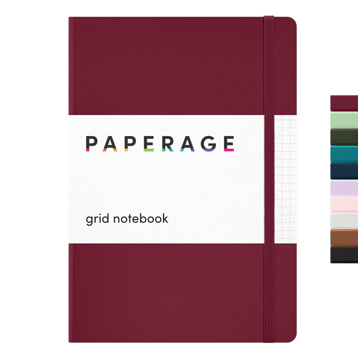 PAPERAGE Lined Journal Notebook, Hardcover Journal for Women & Men, 160 Pages, (5.6 in x 8 in), College Ruled Journaling Notebook for Work, School Supplies & Note Taking, (Green)