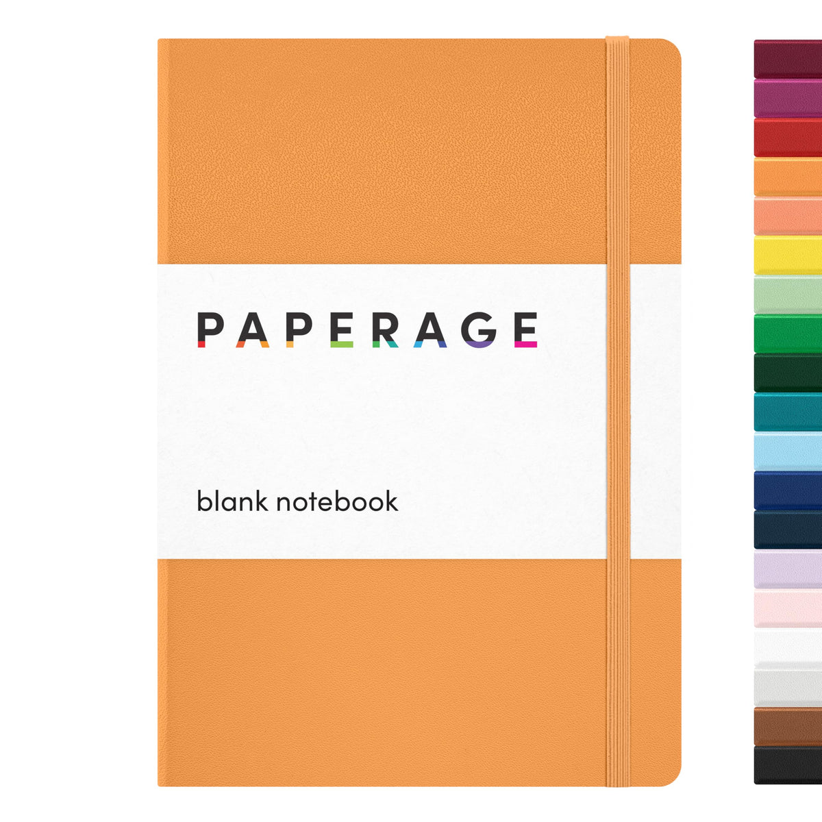 PAPERAGE Lined Journal Notebook, Hardcover Journal for Women & Men, 160 Pages, (5.6 in x 8 in), College Ruled Journaling Notebook for Work, School Supplies & Note Taking, (Green)