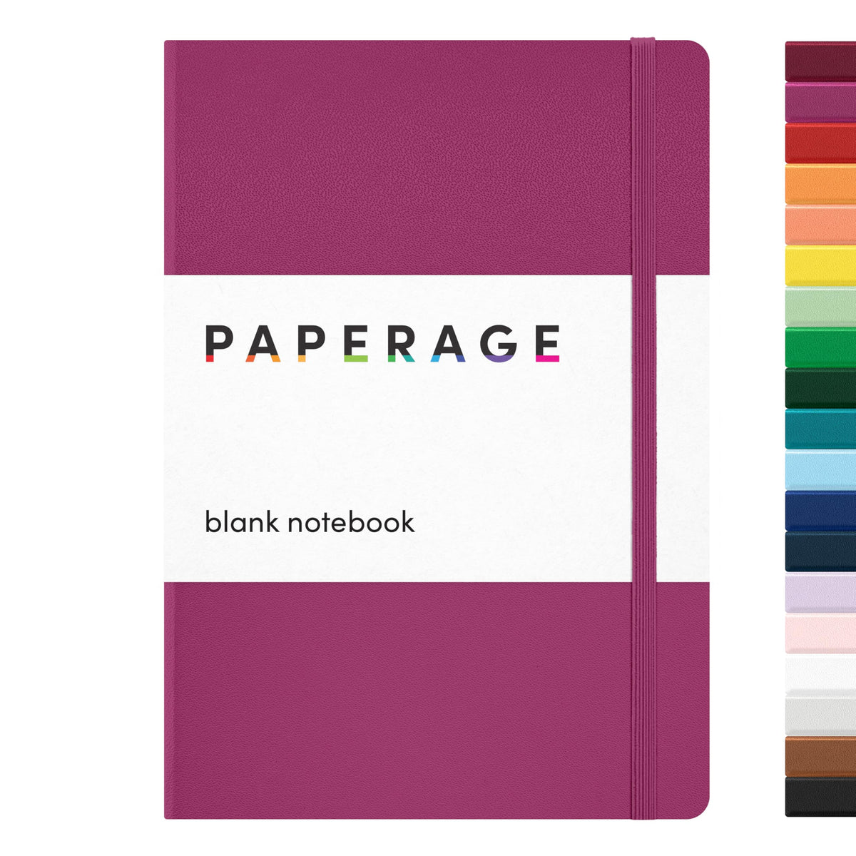 PAPERAGE Lined Journal Notebook, Hardcover Journal for Women & Men, 160 Pages, (5.6 in x 8 in), College Ruled Journaling Notebook for Work, School Supplies & Note Taking, (Green)