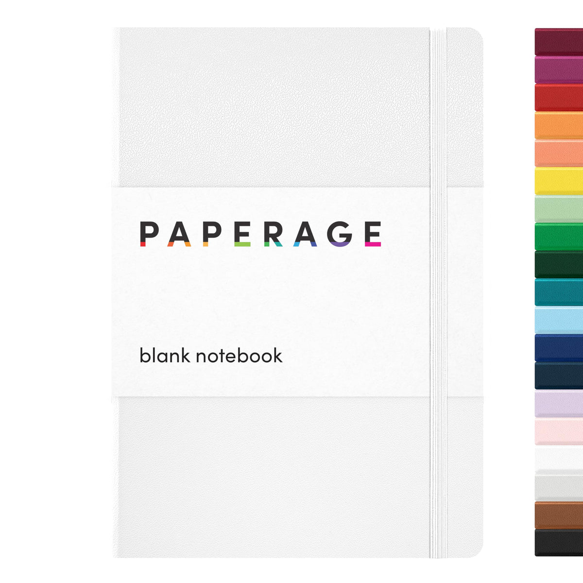 PAPERAGE Lined Journal Notebook, Hardcover Journal for Women & Men, 160 Pages, (5.6 in x 8 in), College Ruled Journaling Notebook for Work, School Supplies & Note Taking, (Green)