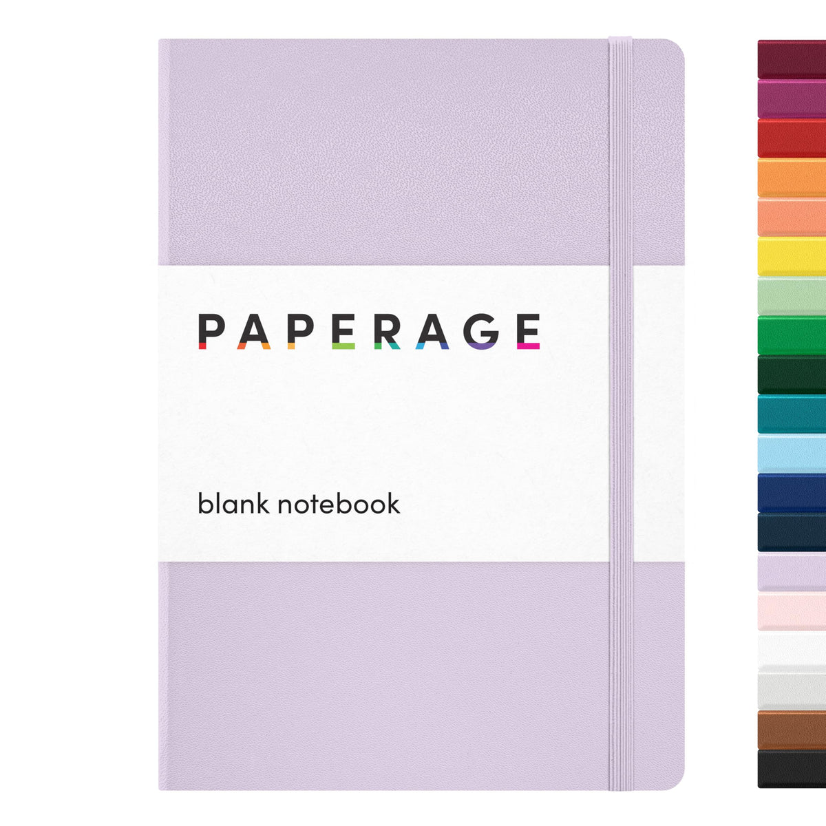 PAPERAGE Lined Journal Notebook, Hardcover Journal for Women & Men, 160 Pages, (5.6 in x 8 in), College Ruled Journaling Notebook for Work, School Supplies & Note Taking, (Green)