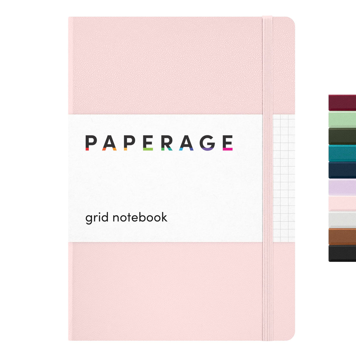PAPERAGE Lined Journal Notebook, Hardcover Journal for Women & Men, 160 Pages, (5.6 in x 8 in), College Ruled Journaling Notebook for Work, School Supplies & Note Taking, (Green)