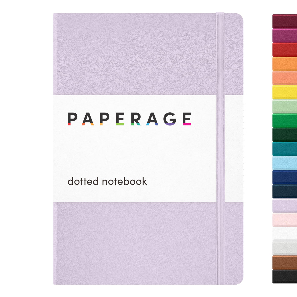 PAPERAGE Lined Journal Notebook, Hardcover Journal for Women & Men, 160 Pages, (5.6 in x 8 in), College Ruled Journaling Notebook for Work, School Supplies & Note Taking, (Green)