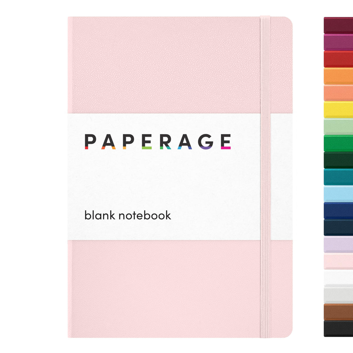 PAPERAGE Lined Journal Notebook, Hardcover Journal for Women & Men, 160 Pages, (5.6 in x 8 in), College Ruled Journaling Notebook for Work, School Supplies & Note Taking, (Green)