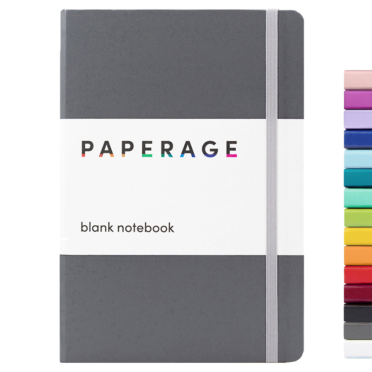 PAPERAGE Lined Journal Notebook, Hardcover Journal for Women & Men, 160 Pages, (5.6 in x 8 in), College Ruled Journaling Notebook for Work, School Supplies & Note Taking, (Green)