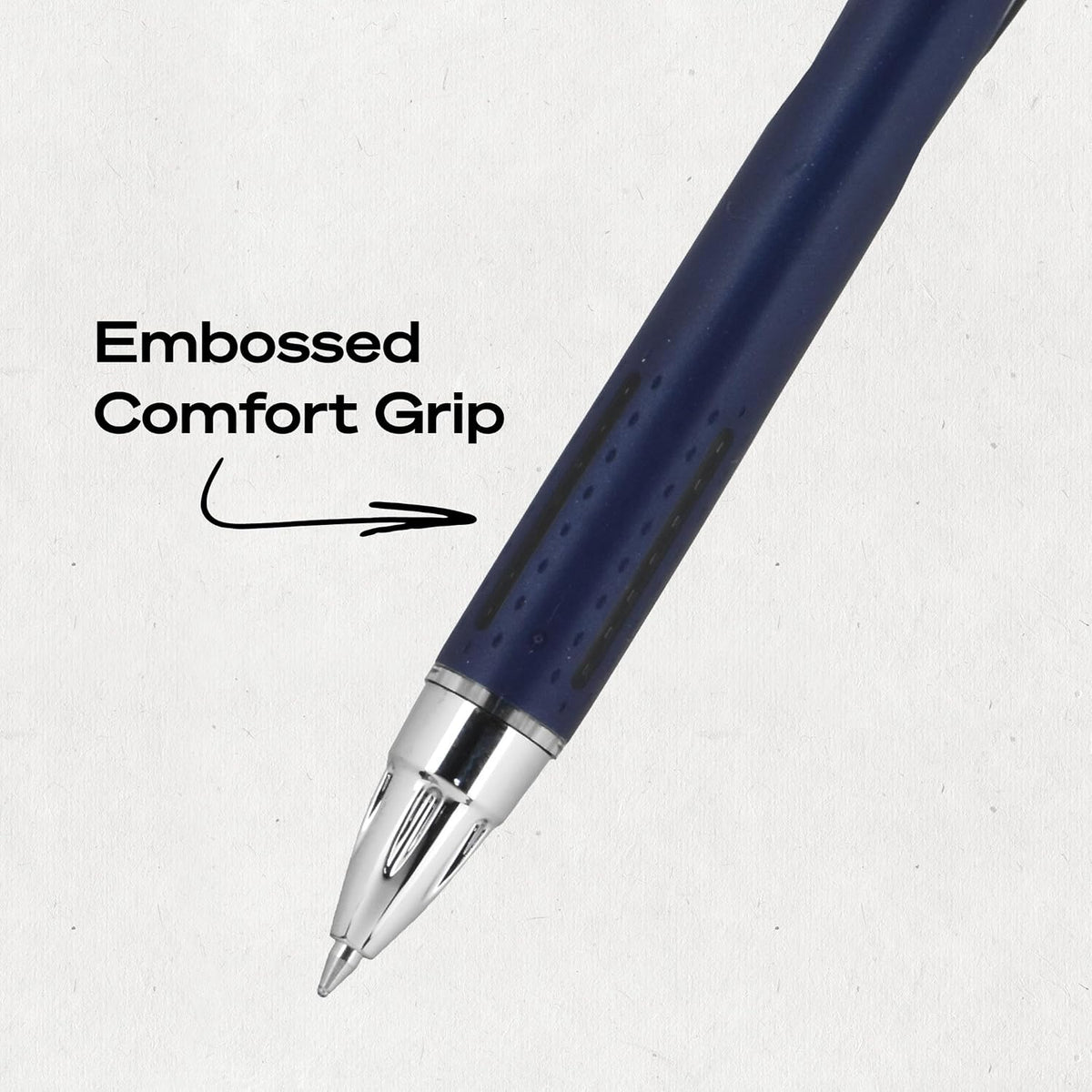 uniball™ Jetstream RT Ballpoint Pens, Black Ink, 0.7mm Fine Point, 12 Count
