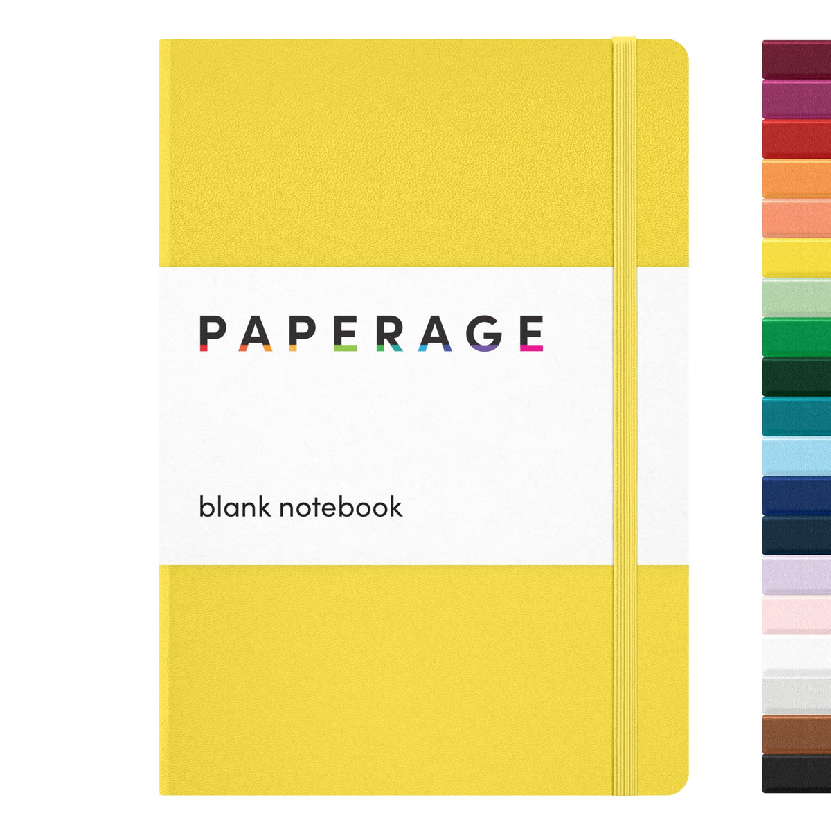 PAPERAGE Lined Journal Notebook, Hardcover Journal for Women & Men, 160 Pages, (5.6 in x 8 in), College Ruled Journaling Notebook for Work, School Supplies & Note Taking, (Green)