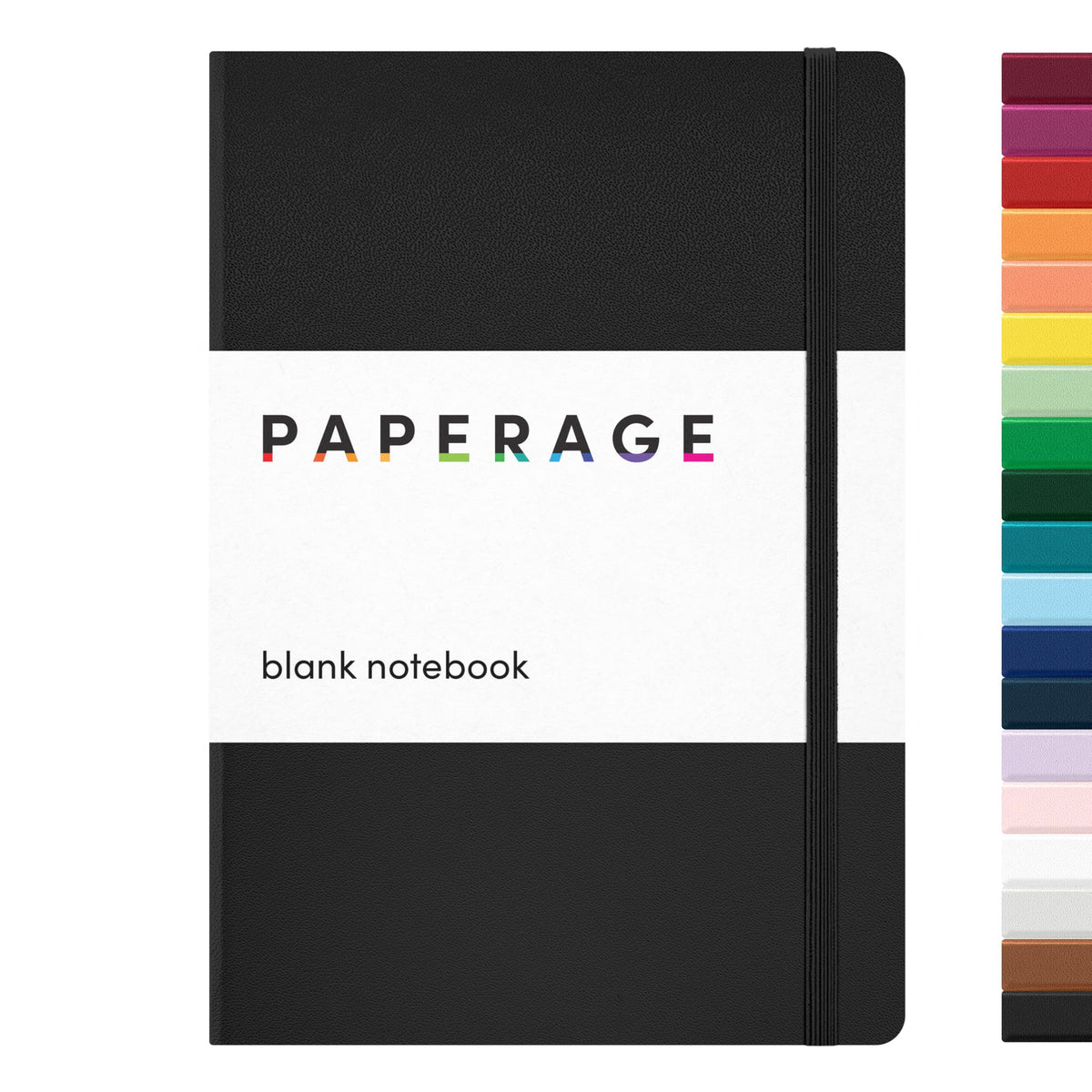 PAPERAGE Lined Journal Notebook, Hardcover Journal for Women & Men, 160 Pages, (5.6 in x 8 in), College Ruled Journaling Notebook for Work, School Supplies & Note Taking, (Green)