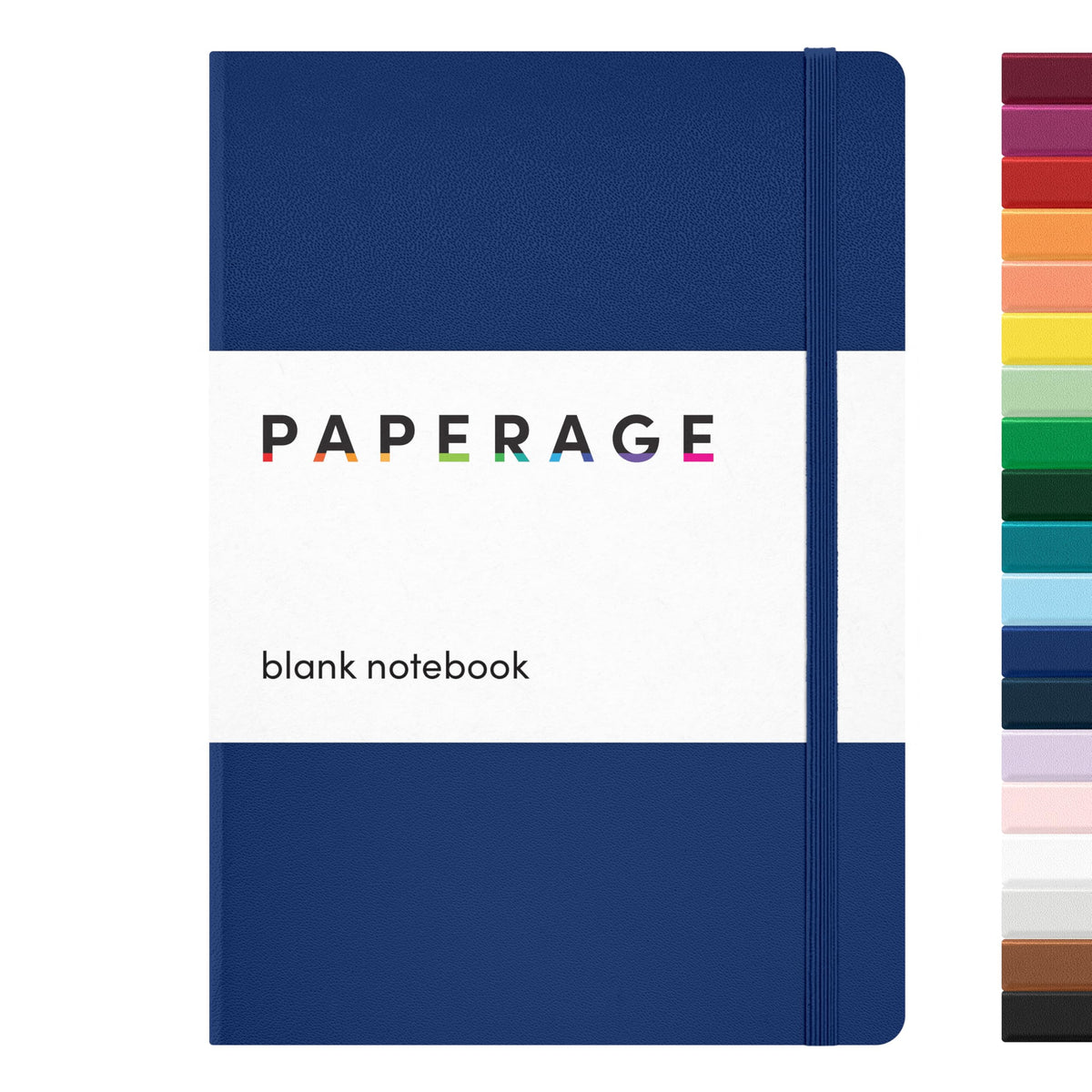 PAPERAGE Lined Journal Notebook, Hardcover Journal for Women & Men, 160 Pages, (5.6 in x 8 in), College Ruled Journaling Notebook for Work, School Supplies & Note Taking, (Green)