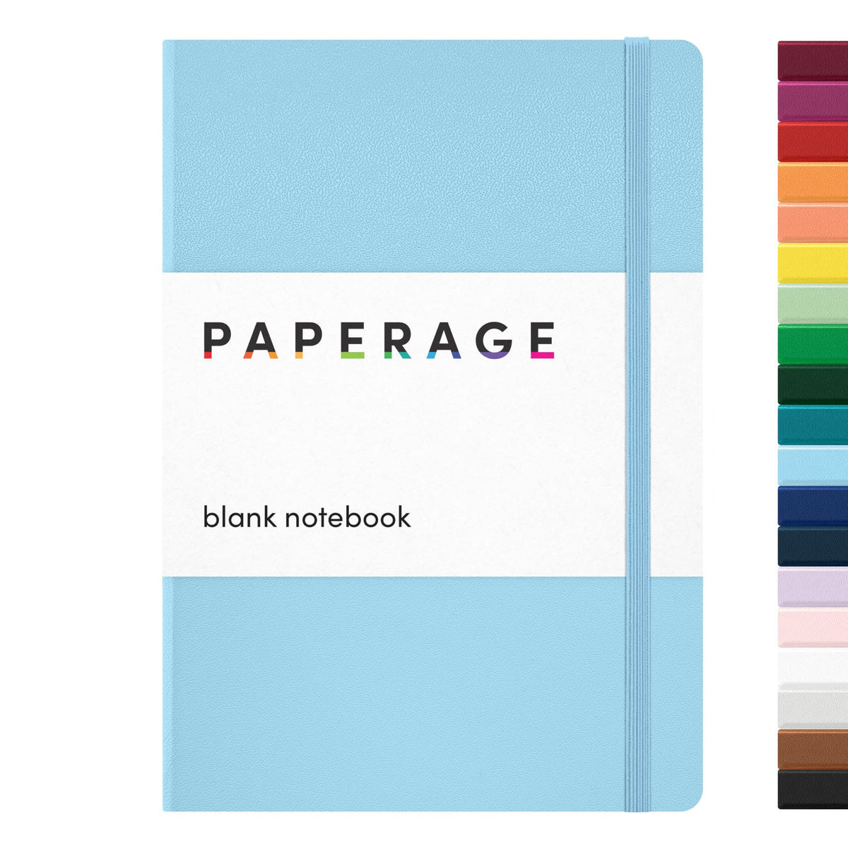 PAPERAGE Lined Journal Notebook, Hardcover Journal for Women & Men, 160 Pages, (5.6 in x 8 in), College Ruled Journaling Notebook for Work, School Supplies & Note Taking, (Green)