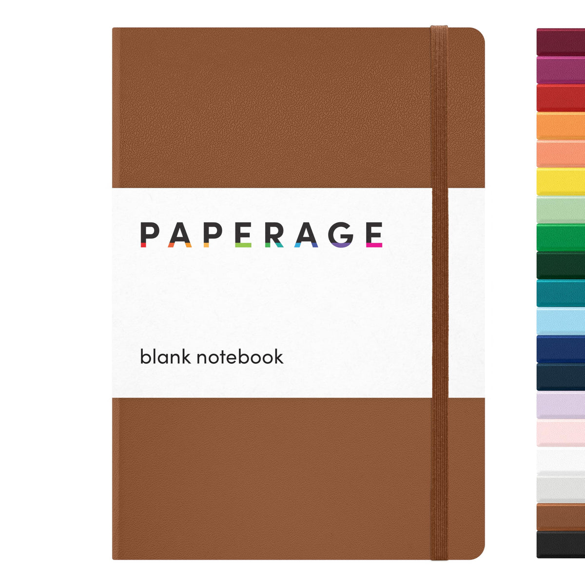PAPERAGE Lined Journal Notebook, Hardcover Journal for Women & Men, 160 Pages, (5.6 in x 8 in), College Ruled Journaling Notebook for Work, School Supplies & Note Taking, (Green)
