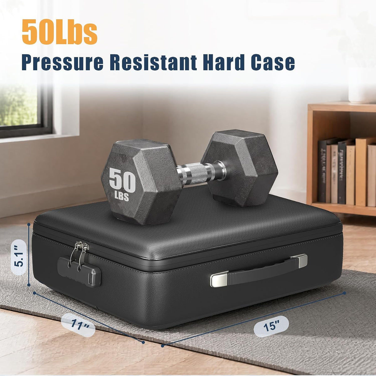 Fireproof Document Box, Hard Briefcase Fireproof Safe for Home Documents