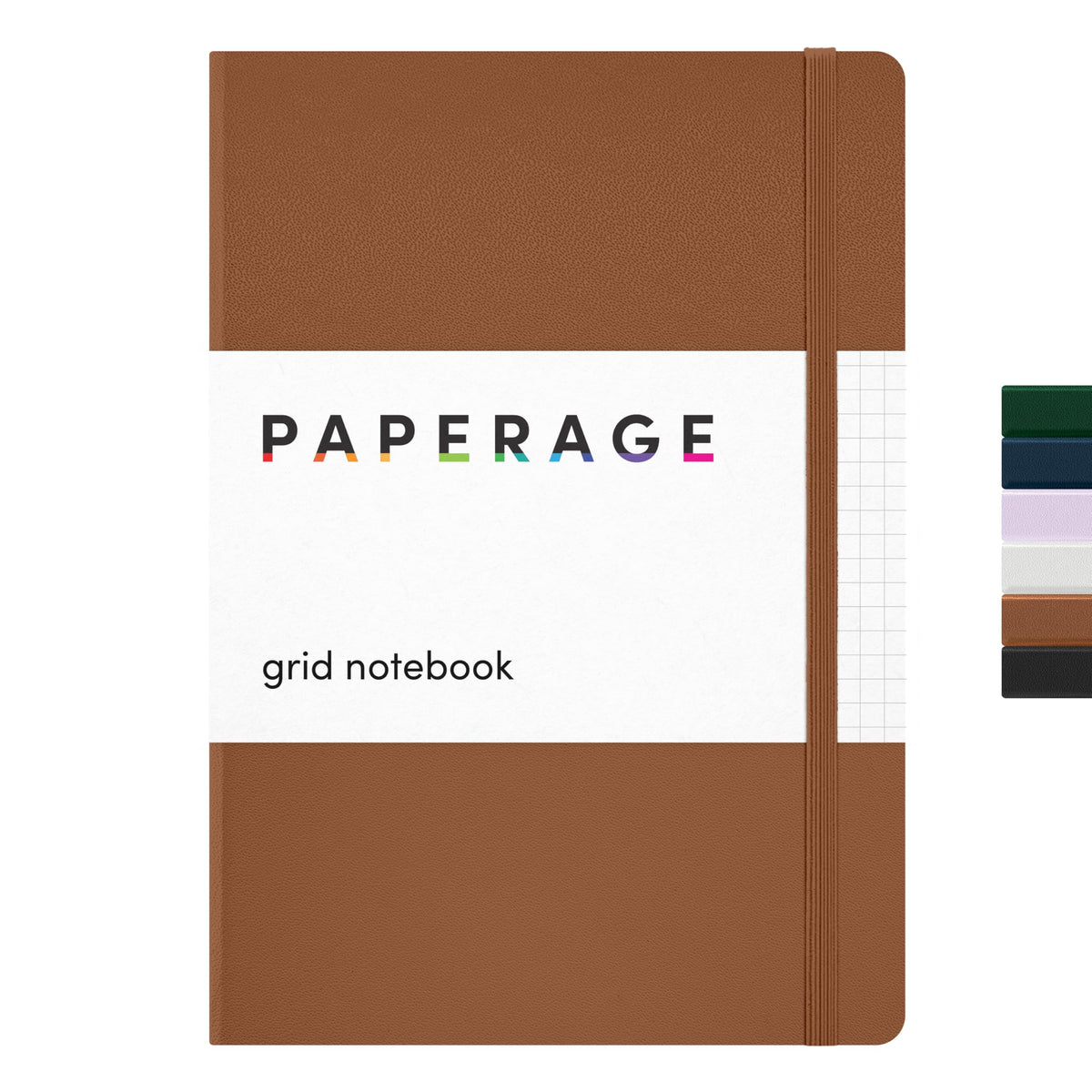 PAPERAGE Lined Journal Notebook, Hardcover Journal for Women & Men, 160 Pages, (5.6 in x 8 in), College Ruled Journaling Notebook for Work, School Supplies & Note Taking, (Green)
