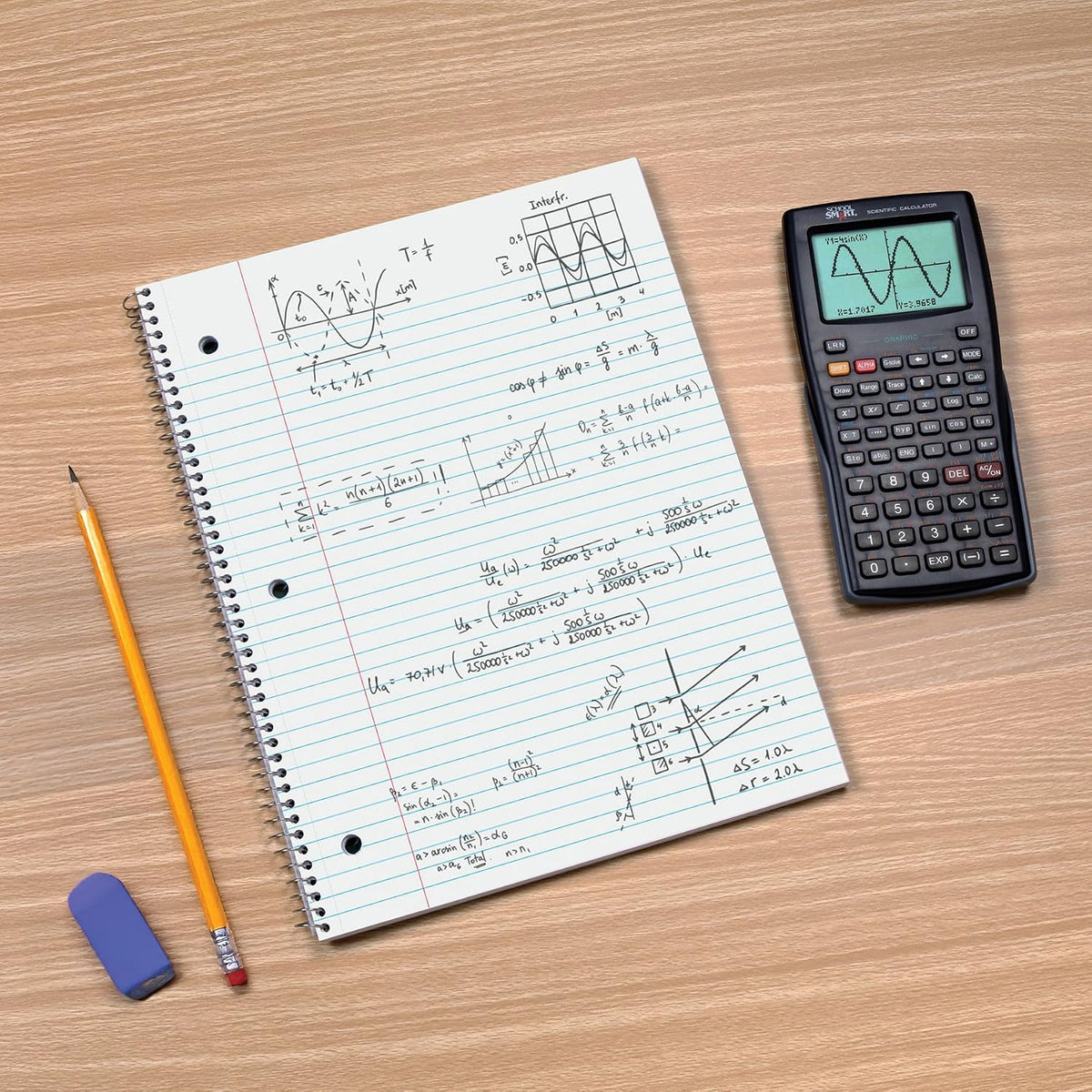 Oxford Spiral Notebooks, 5 Pack, College Ruled, 70 Sheets, Pastel Covers