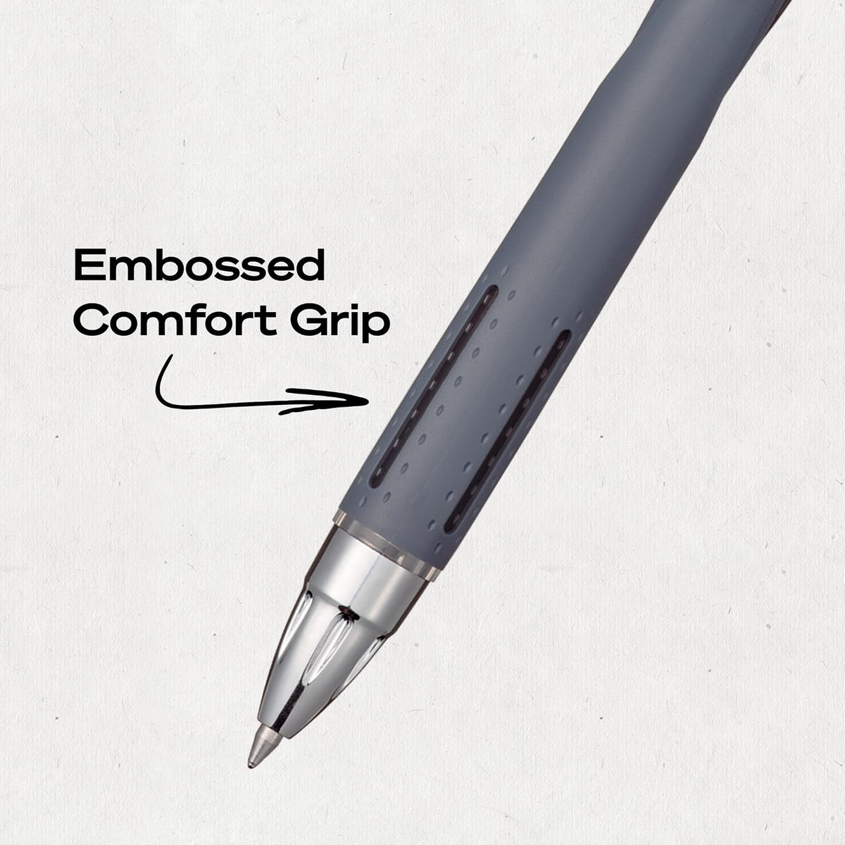 uniball™ Jetstream RT Ballpoint Pens, Black Ink, 0.7mm Fine Point, 4 Count