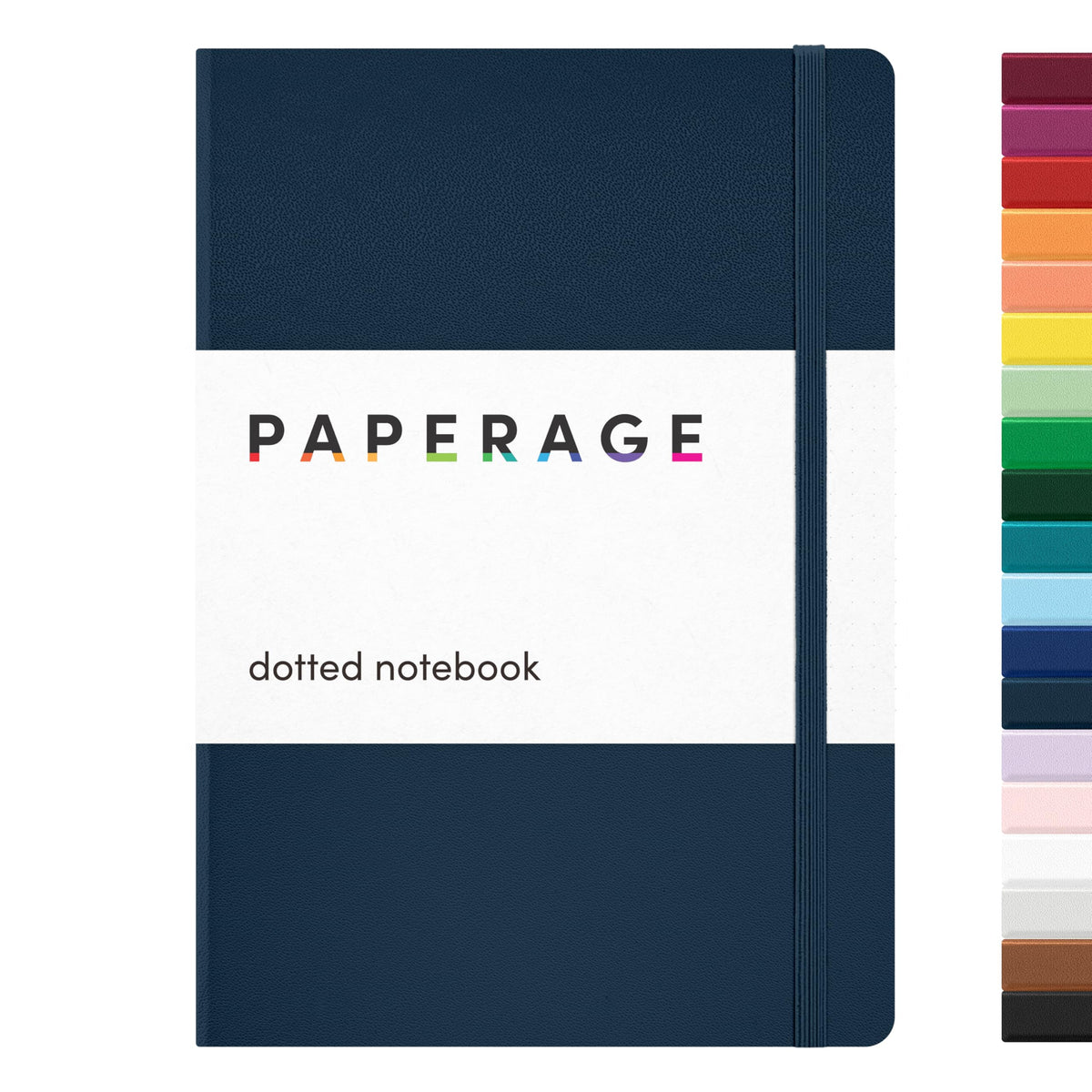 PAPERAGE Lined Journal Notebook, Hardcover Journal for Women & Men, 160 Pages, (5.6 in x 8 in), College Ruled Journaling Notebook for Work, School Supplies & Note Taking, (Green)