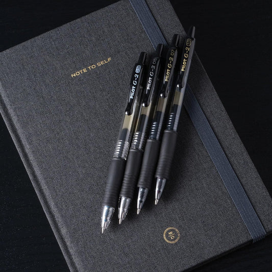 PILOT G2 Premium Gel Pens, Bold Point 1.0mm, Black Ink, 12-Pack