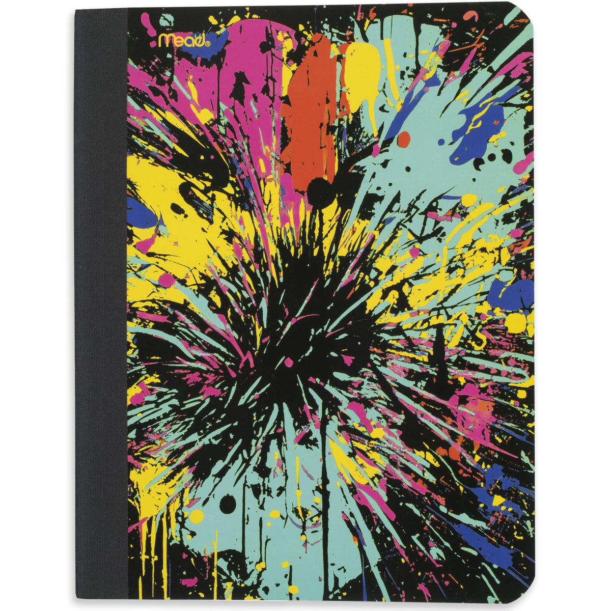Mead Composition Notebook, 3 Pack, College Ruled Paper, 7-1/2" x 9-3/4", 100 Sheets per Comp Book, Black Marble (38111)